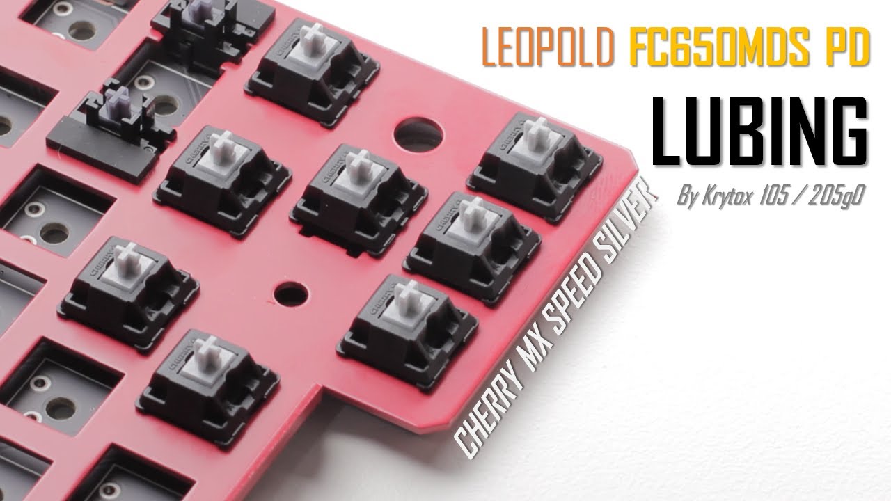 Leopold FC650MDS PD Mechanical Keyboard Lubing