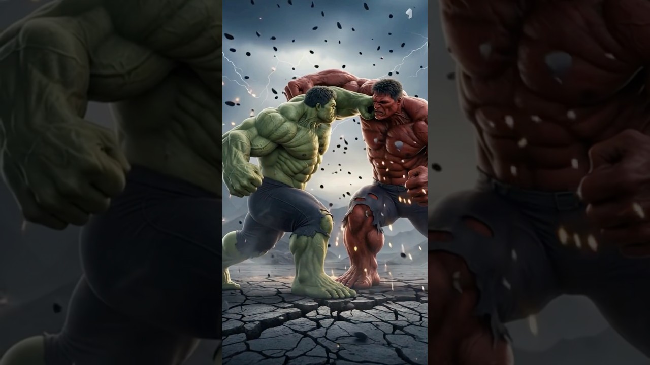 Green Hulk vs Red Hulk | Wife Kidnapped | Emotional Superhero Rescue #marvel #hulk