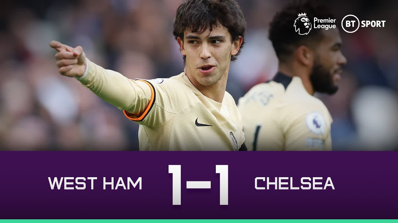 West Ham vs Chelsea (1-1) | VAR drama as Félix bags first Chelsea goal! | Premier League Highlights