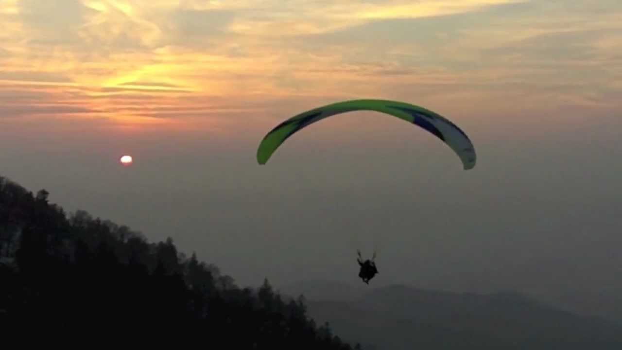 Abendflug vom Kandel