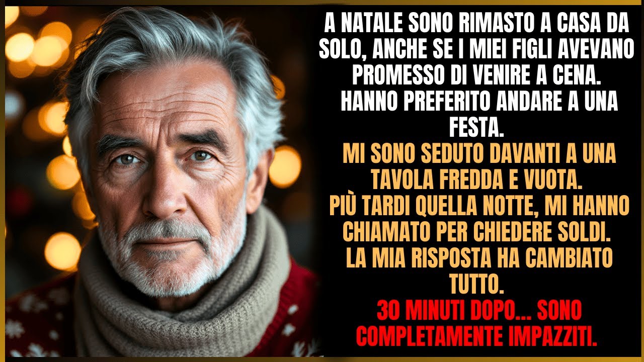 Alla vigilia di Natale i miei figli mi hanno lasciata sola — quella notte ho deciso tutto.