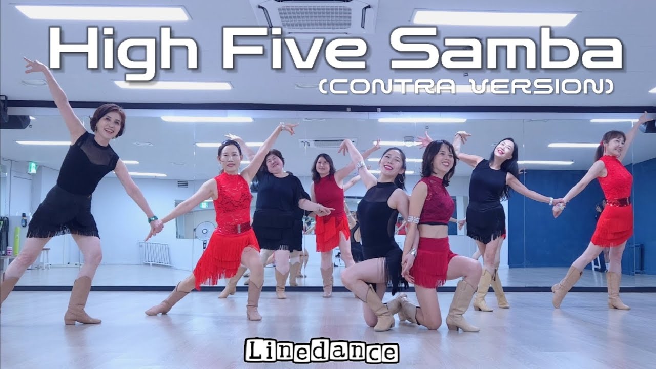 High Five Samba Linedance |  Intermediate | Demo | 중급라인댄스 | ⭐KSLDA 교육위원 이희선