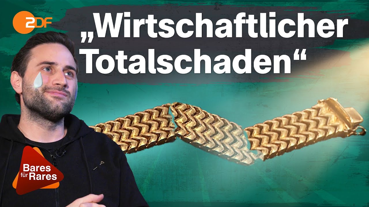 Beim Kauf verschätzt: Davids kaputtes Armband ist reif für die Goldschmelze | Bares für Rares