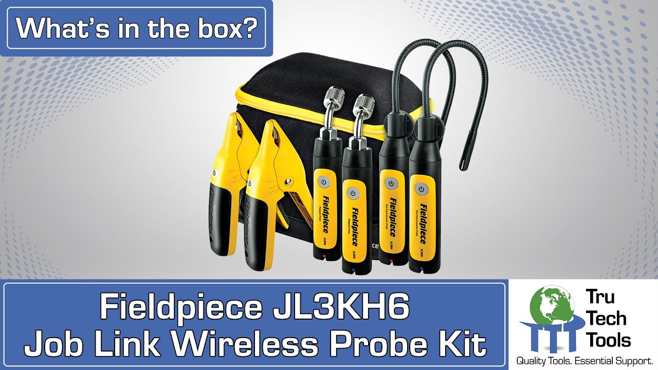 Fieldpiece JL3KH6 Job Link Wireless Probe Kit: Unboxing & Explaining