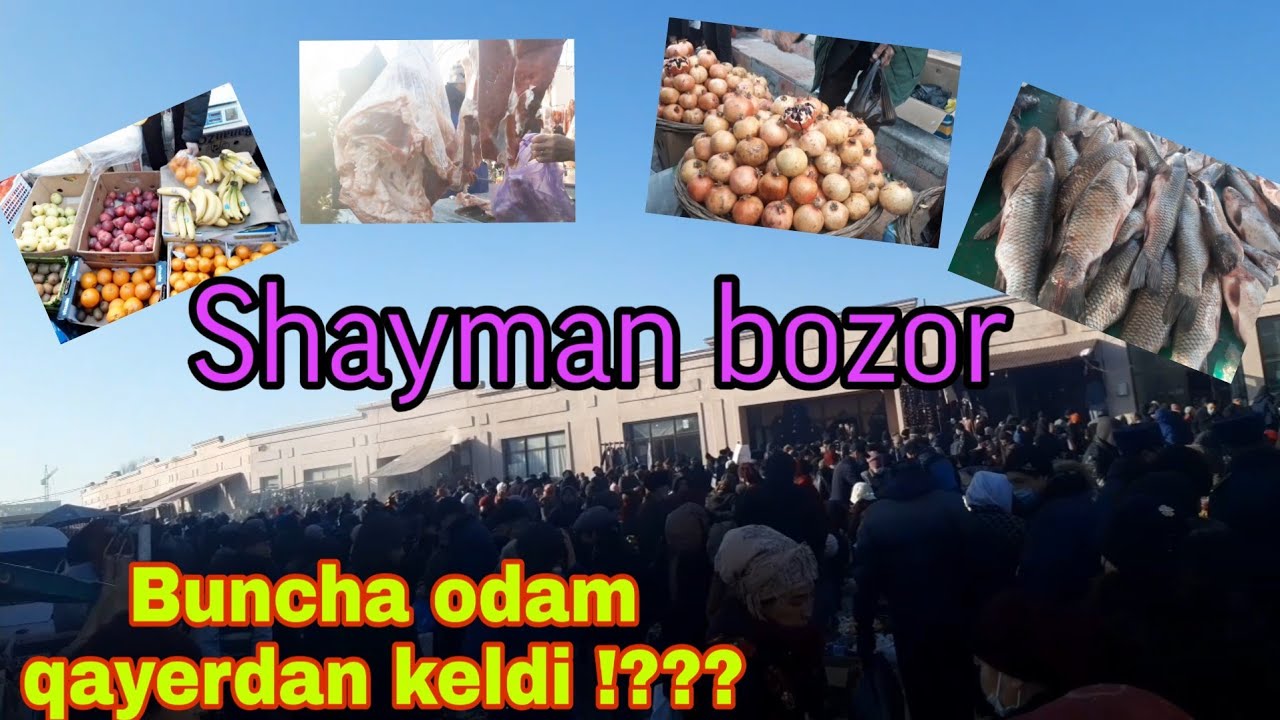 JOMBOY Shayman bozor.Yangi yil oldi narxlar .