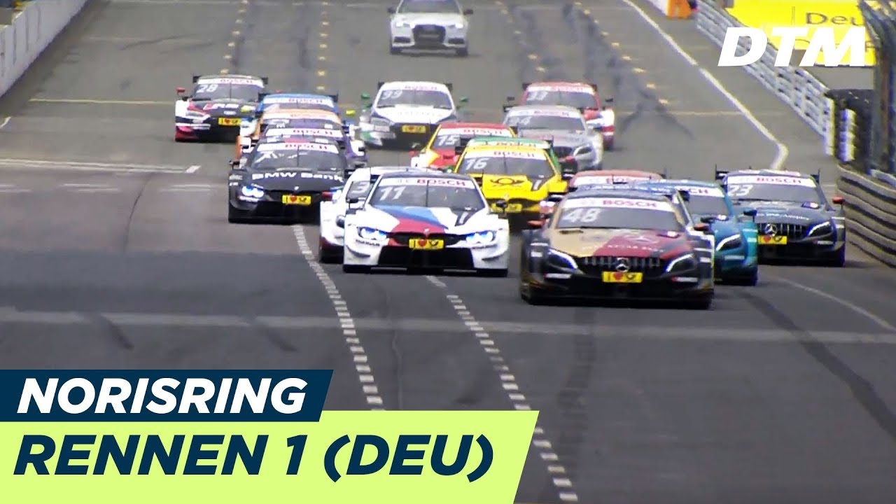 DTM Norisring 2018 - Rennen 1 (Multicam) - RE-LIVE (Deutsch)