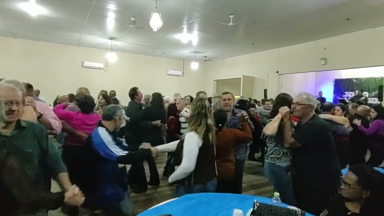 Baile da melhor idade, na cidade de Rio Pardo RS.