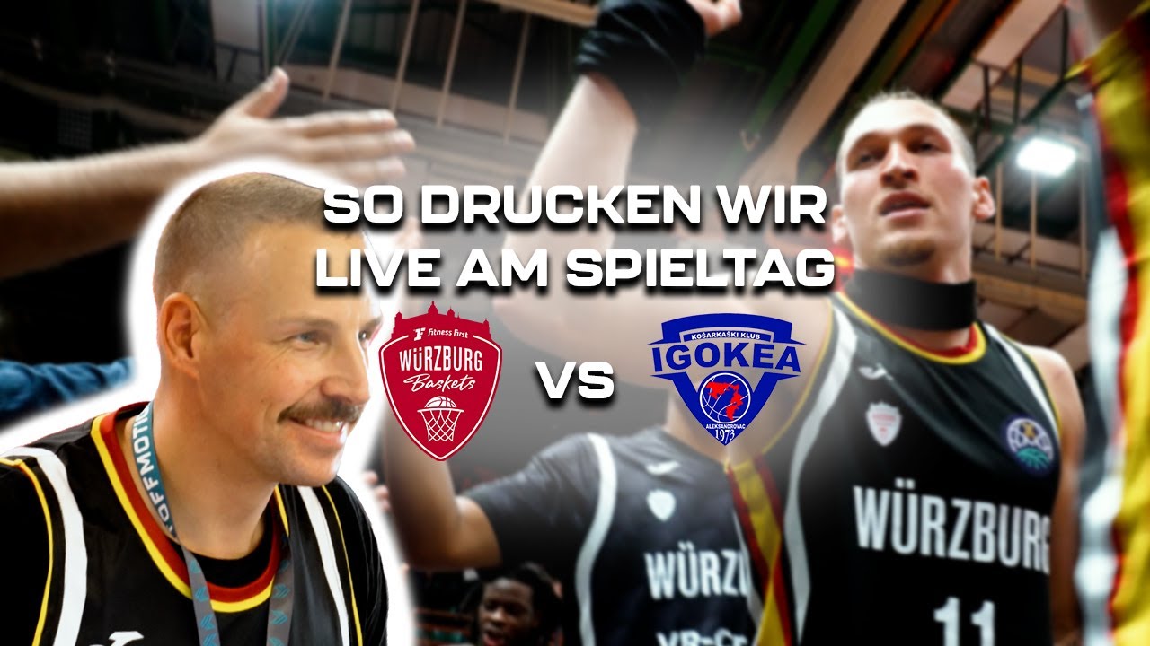 So läuft der Merch hinter den Kulissen der Fitness First Würzburg Baskets! 🏀🔥 I STOFFMOTION