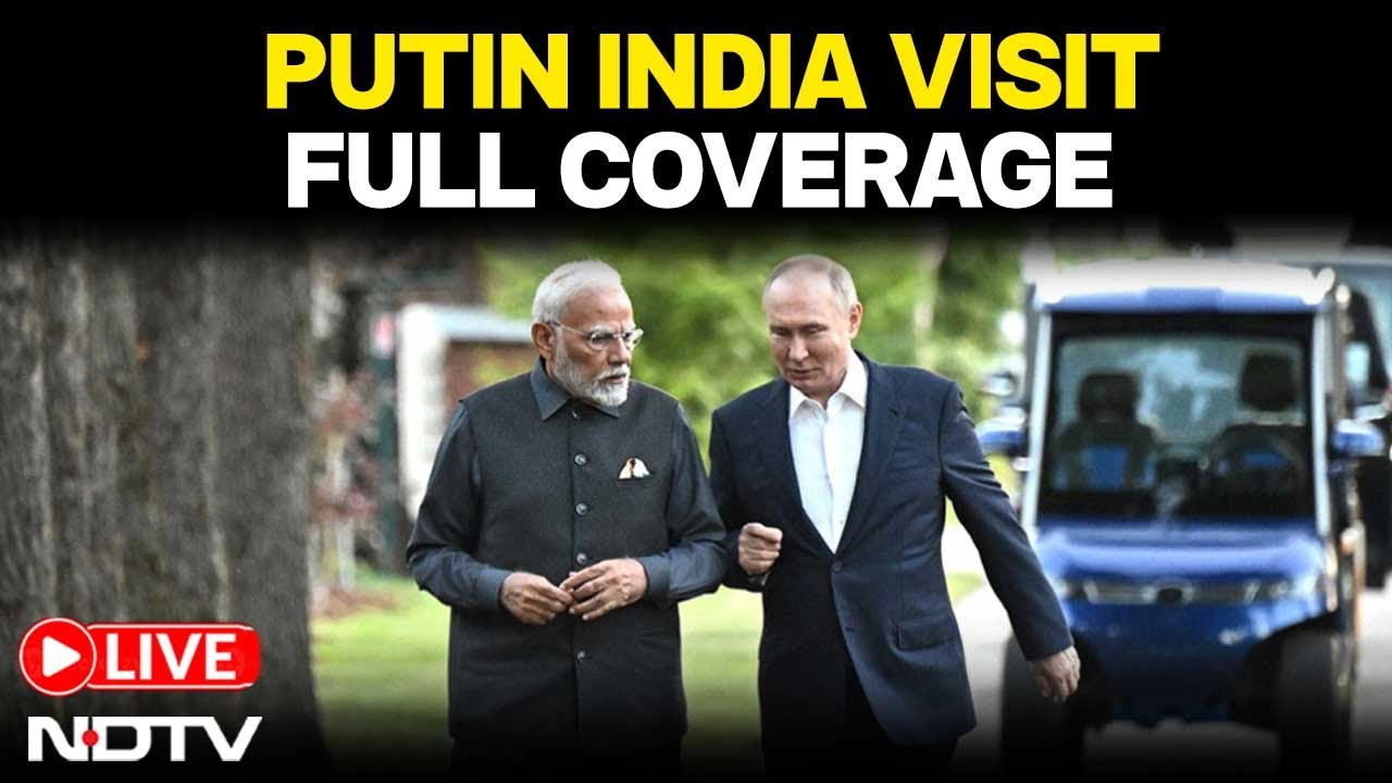 Putin India Visit LIVE Coverage | Vladimir Putin To Visit India | Modi-Putin Meet