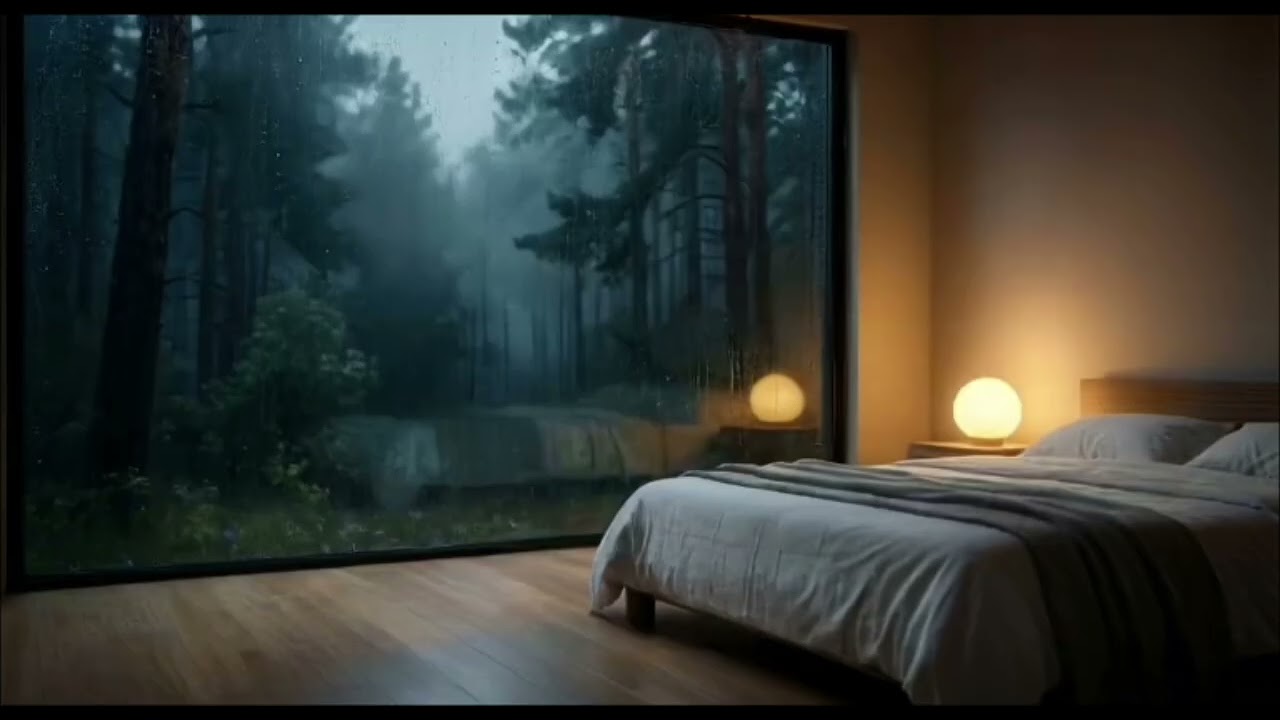 Deep Sleep Music with Gentle Rain | Calm Mind All Night