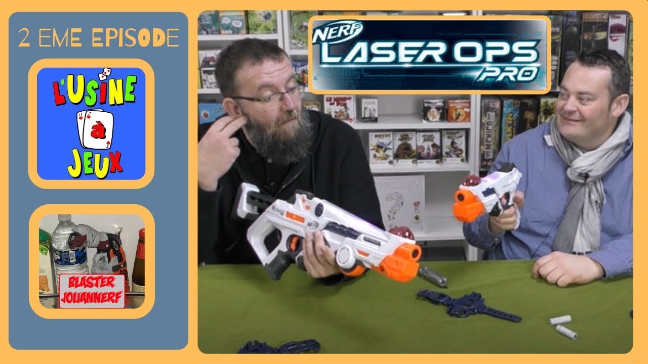 [REVUE] NERF LASER OPS PRO "application smartphone" Avec l'Usine à Jeux. en Français fr