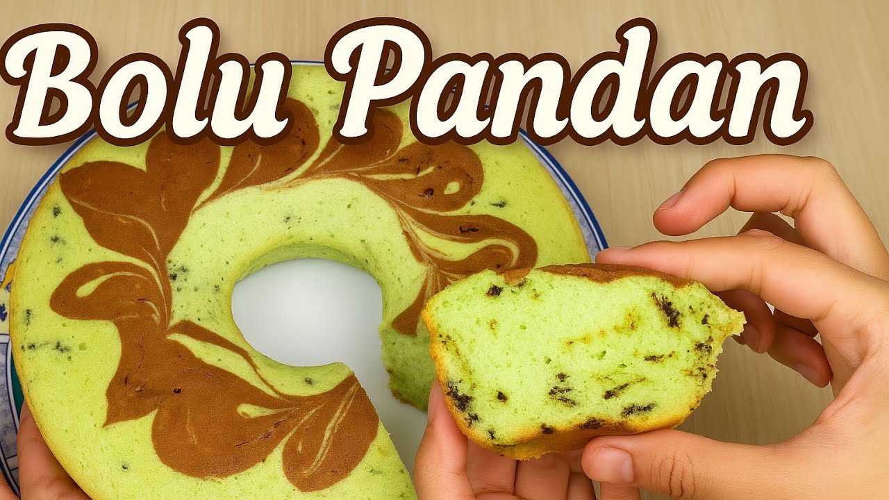 Resep Bolu Pandan Lembut dan Wangi! Anti Gagal Meski Pemula 🍰