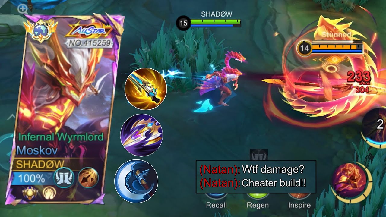 GLOBAL MOSKOV BEST HIGH CRITICAL DAMAGE BUILD 2026! THIS BUILD IS TOTALLY BROKEN!! (must try) - MLBB