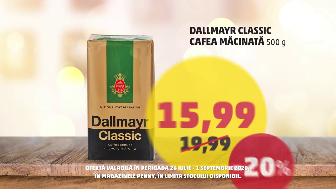Ofertă cafea măcinată Dallmayr și h&acirc;rtie igienică Gran finale | 26 aug - 1 sep