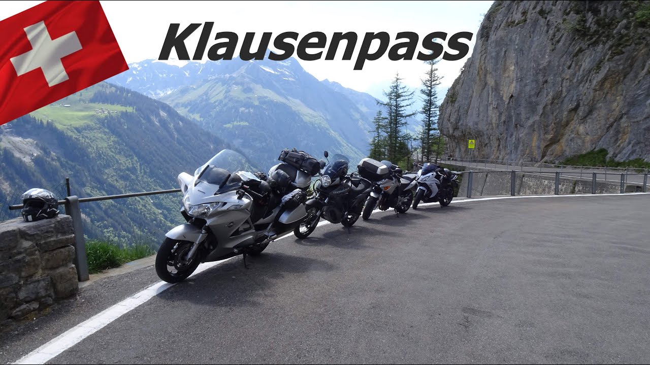 Klausenpass von Untersch&auml;chen auf den Urnerboden, mit dem Motorrad, Honda ST 1300 Pan European