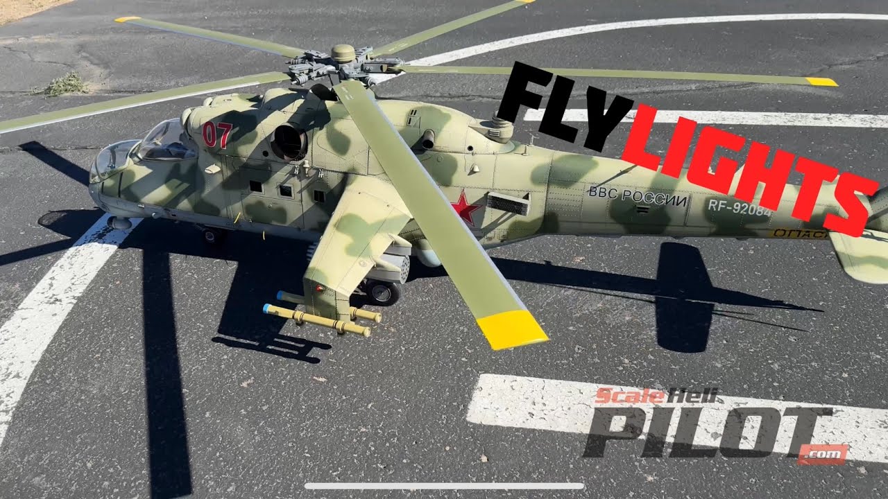 @ScaleHeliPilot — Mike’d Up With the HeliClassics Mi-24 Hind: Flylight Reel