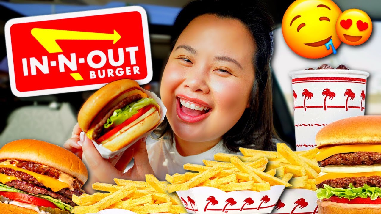 In-N-Out Burger Mukbang Cheeseburger EXTRA Onions + Fries + Dr Pepper 먹방 Eating Show! (Vertigo Talk)