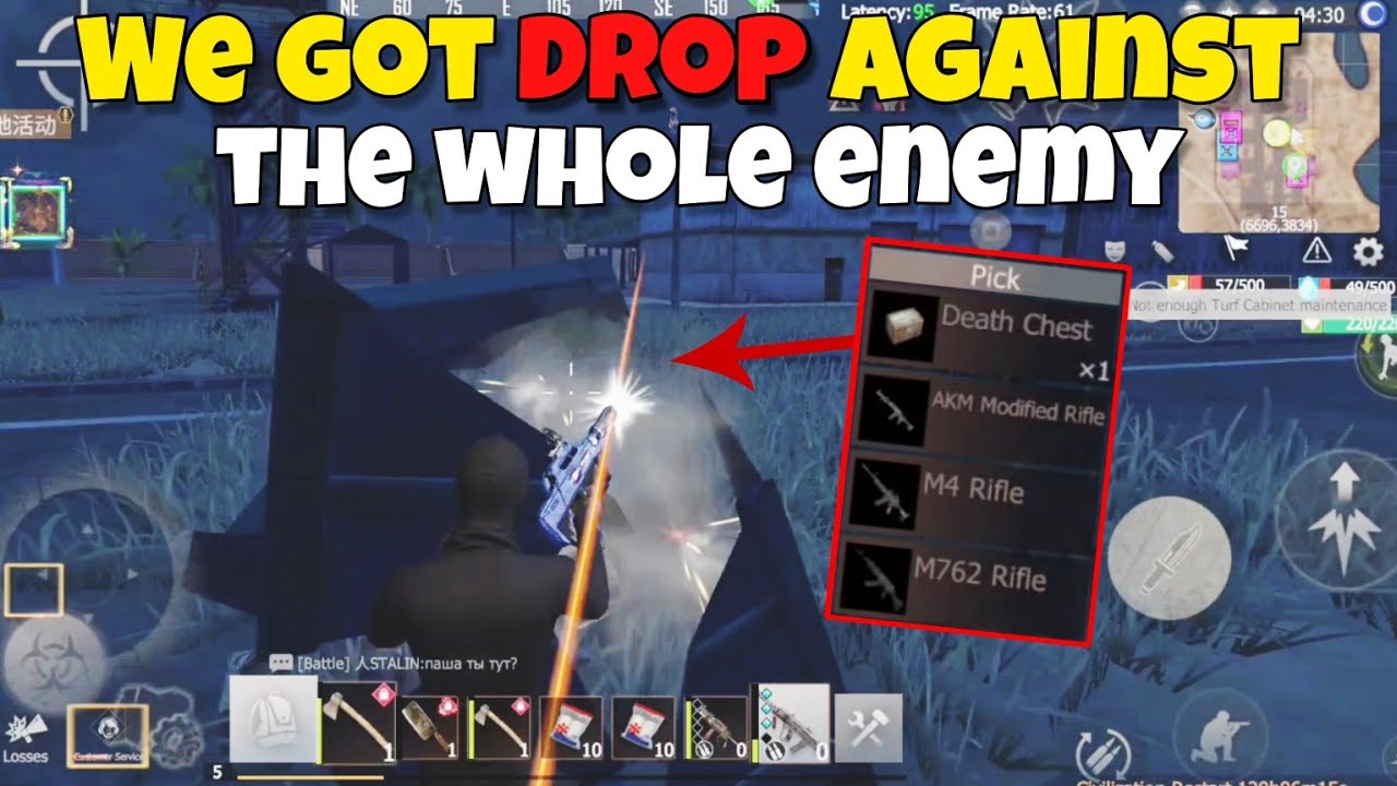 We got all drops in map Vs so many people in last island of survival part 3 | #lios