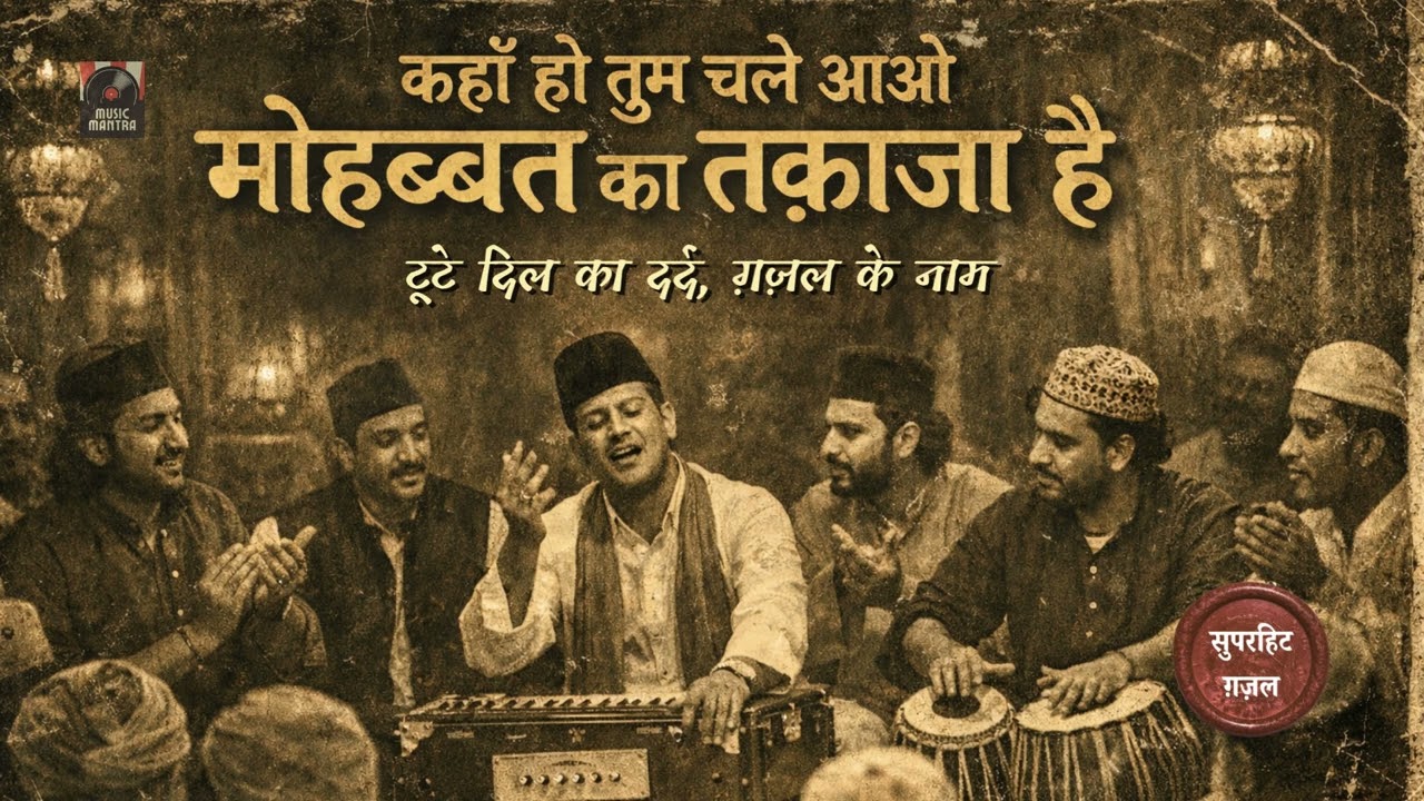 कहाँ हो तुम चले आओ मोहब्बत का तक़ाज़ा है - टूटे दिल का दर्द, ग़ज़ल के नाम  #sadghazal #ghazal