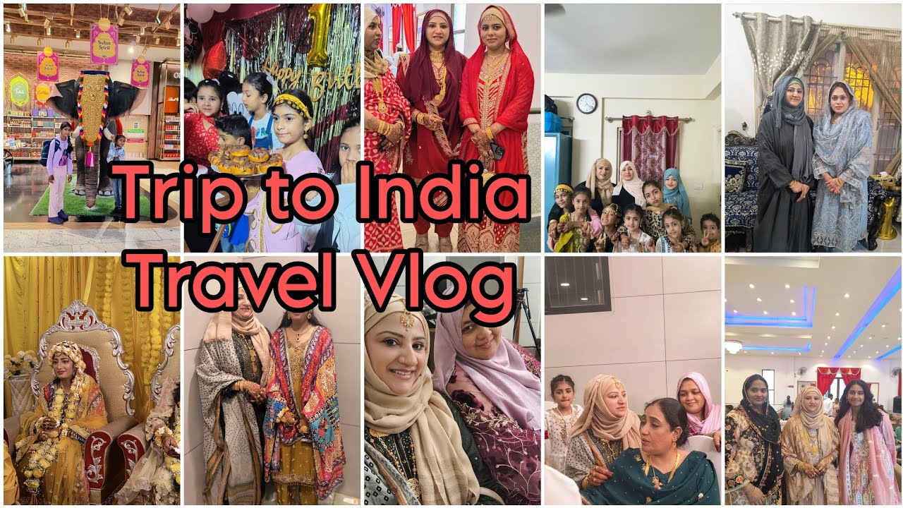 Trip to India Travel vlog 2025 #getcreativewidmahamkhan #india |India| KSA | Travel vlog