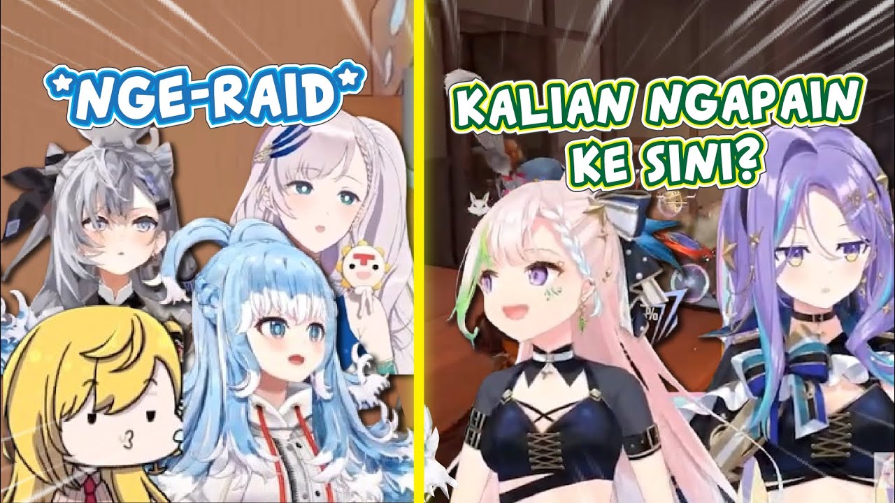 Reine + HoloH3ro Tiba-tiba Ngeraid Discord Iofi & Moona Pas Streaming