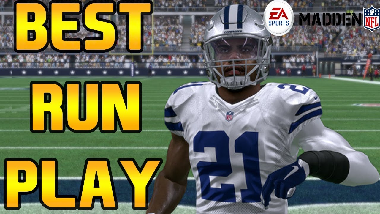 BEST RUNNING PLAY FORMATION IN MADDEN NFL 17