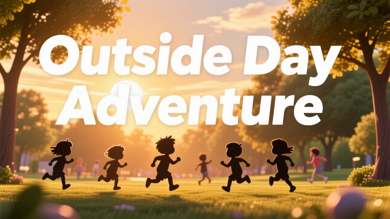 Outside Day Adventure! ☀️ Jump, Play, & Explore! Put in pocket all the glowing gadgets/Electronics