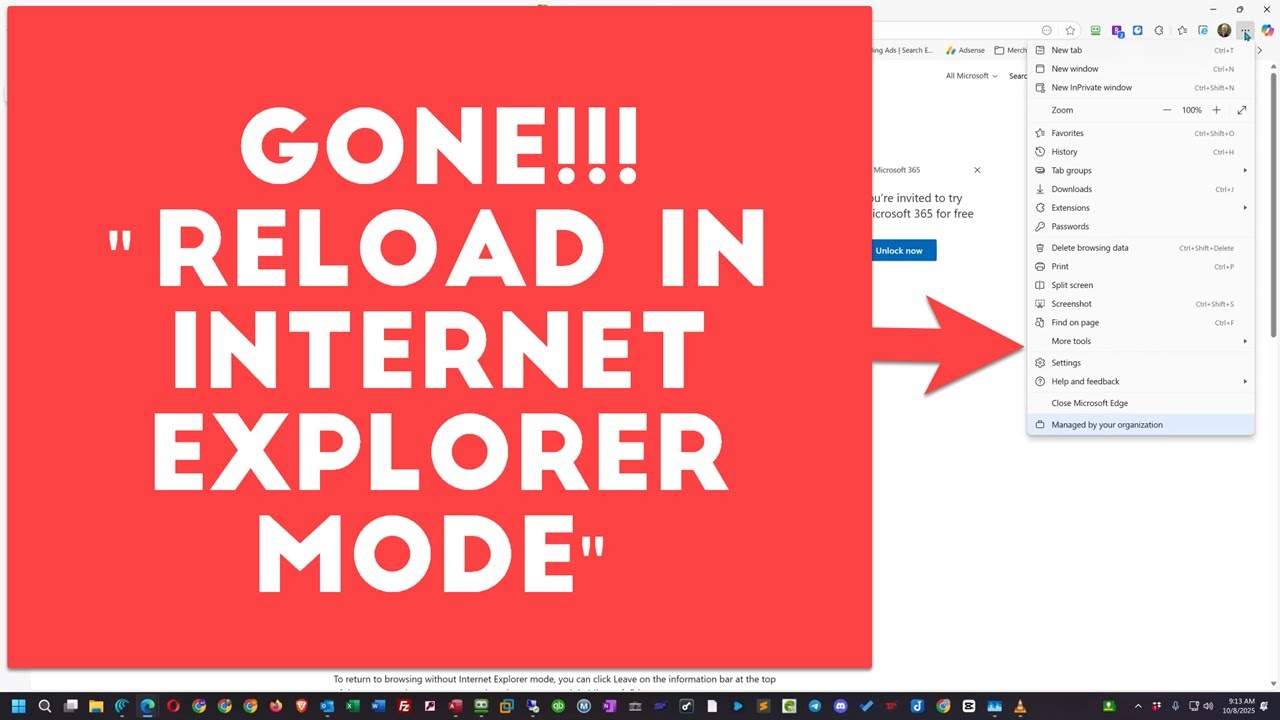 IE Mode Icon Missing in Edge? How to Add IE Mode Toolbar Button After 3 Dots Menu Removal (2025 Fix)