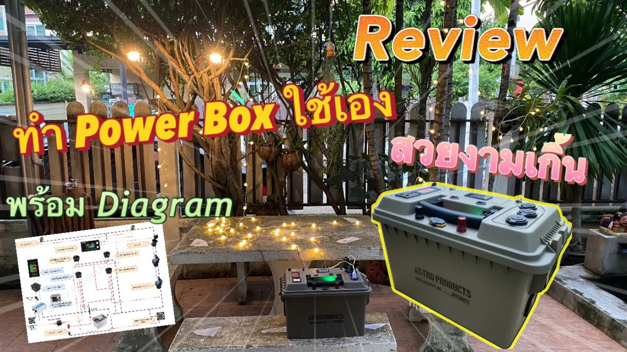 Review ทำ Power Box ใช้งานเอง สวยงามเกิ้น