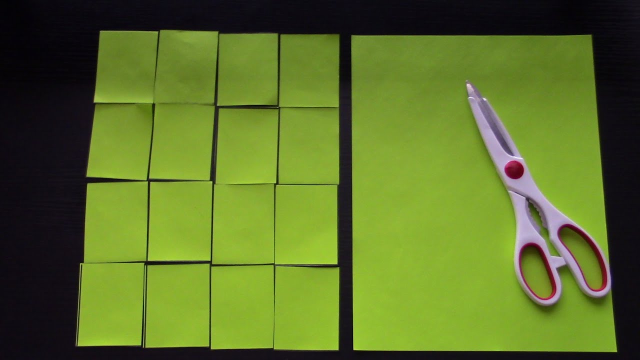 3D-Origami - How to make 1/16 pieces