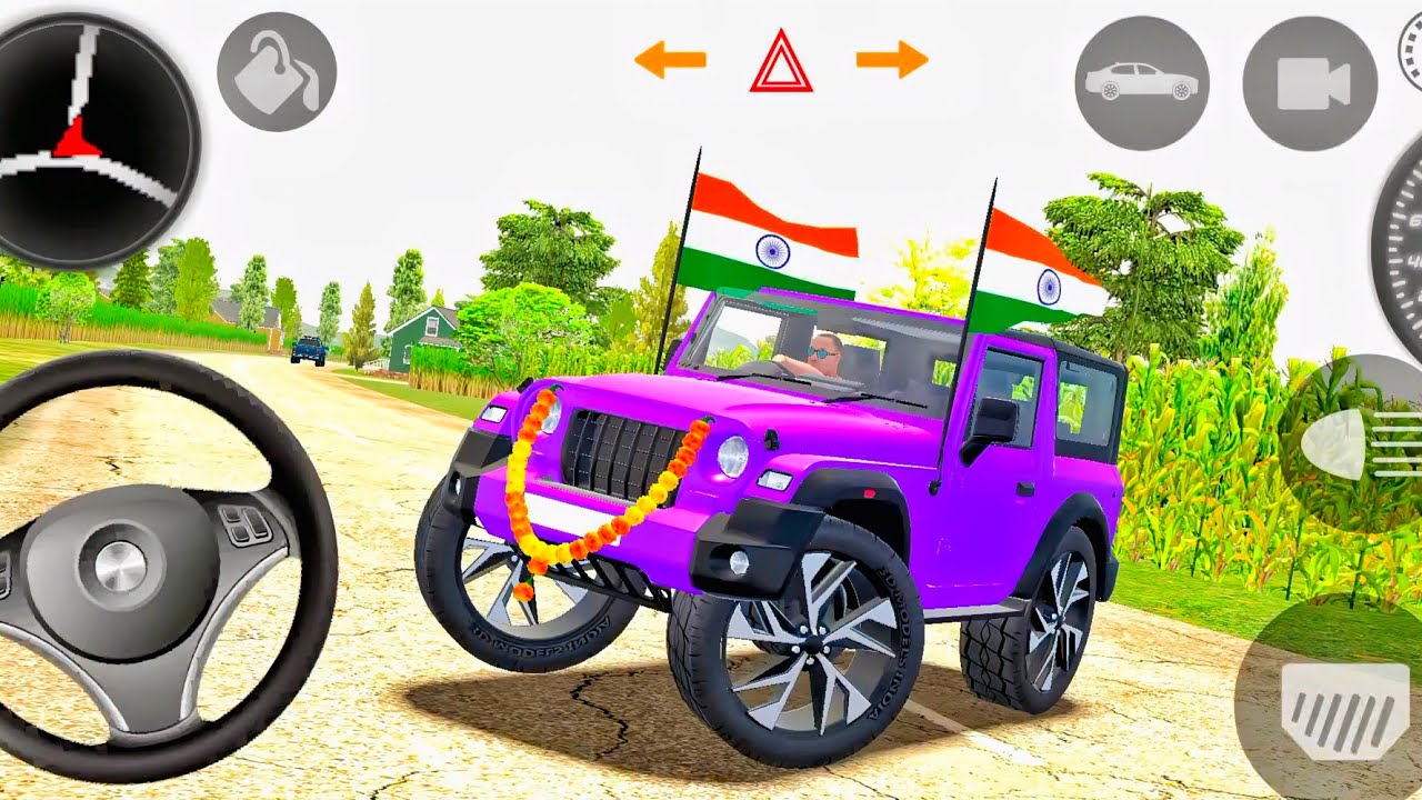 Modified Mahindra Thar😈Games:Indian Purple Thar (Gadi Wala Games) Car Game Android Game - #2025