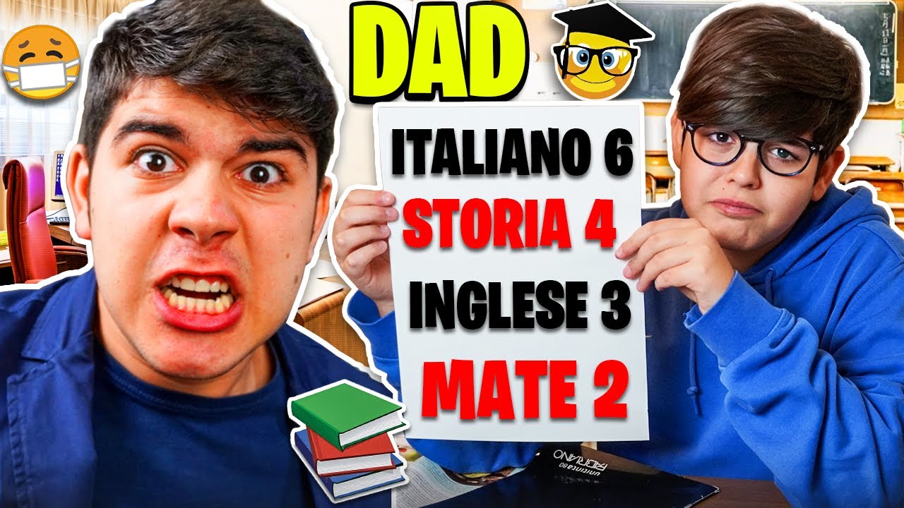 😱 ECCO la PAGELLA di CHRISTIAN CON LA DIDATTICA A DISTANZA... Da non credere!
