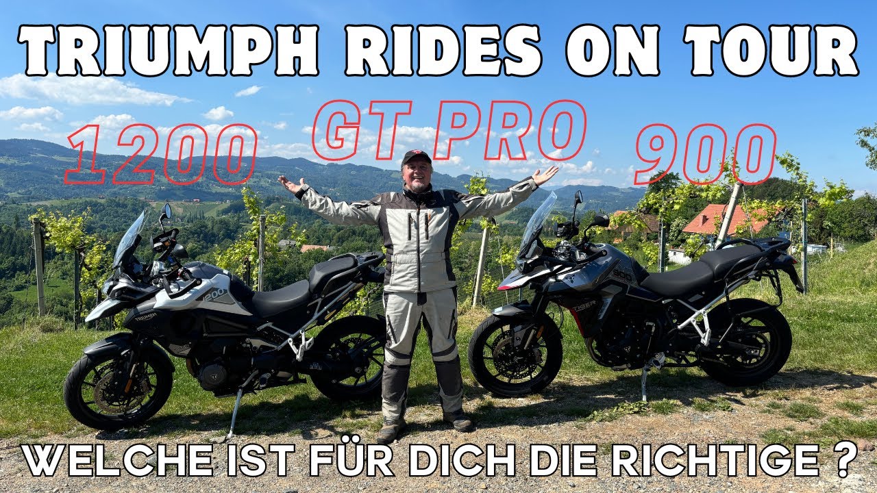 Triumph Rides on Tour - Triumph Tiger 1200 + 900 GT PRO