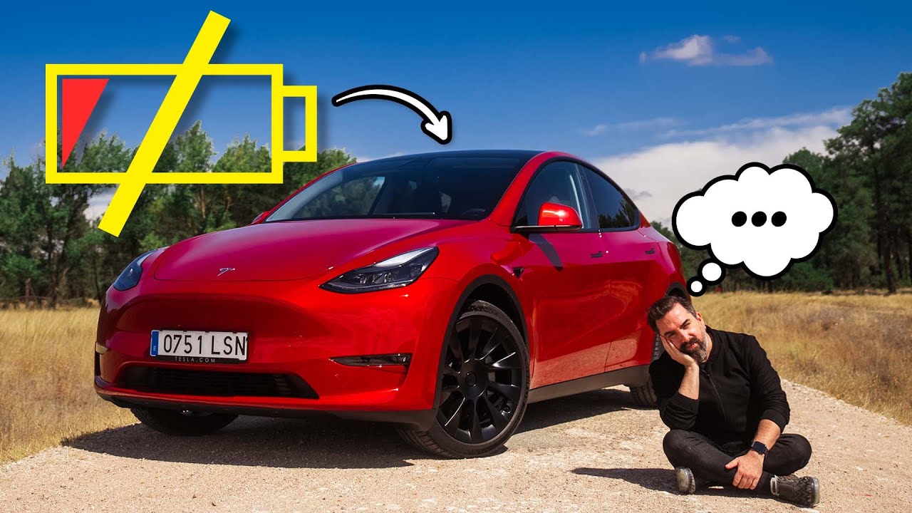Conduje el Tesla Model Y hasta que se AGOTÓ LA BATERÍA!! 🔋😱 Prueba de autonomía ⚡️ review en español