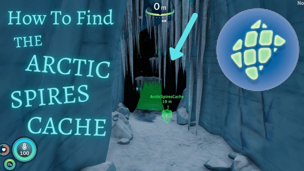 Как найти тайник ARCTIC SPIRES || Subnautica Below Zero