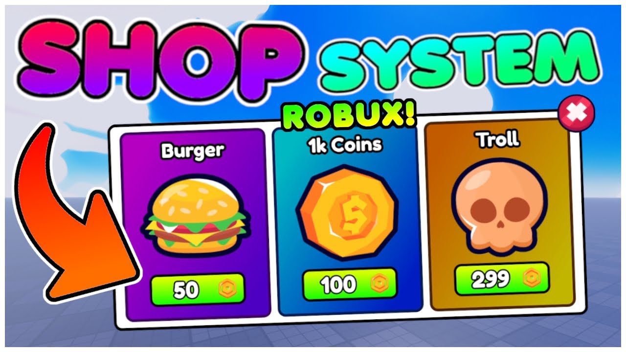 Roblox Studio Shop Tutorial 🛒 Buy Tools & In-Game Money