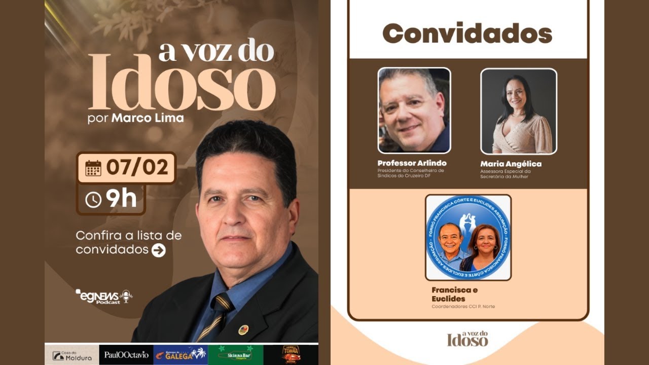 Programa deste sábado, receberá pessoas que olham para idosos e fazem com que eles se sintam vivos