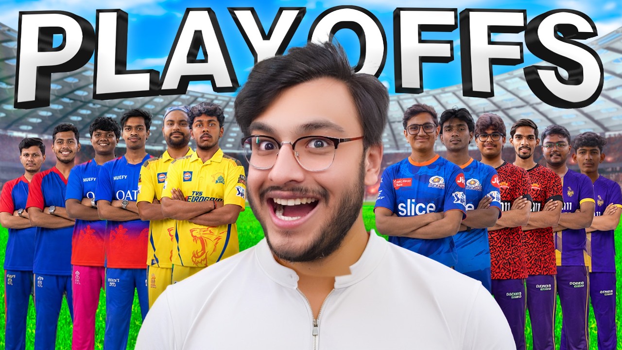 I DID A MINI IPL TOURNAMENT - PLAYOFFS