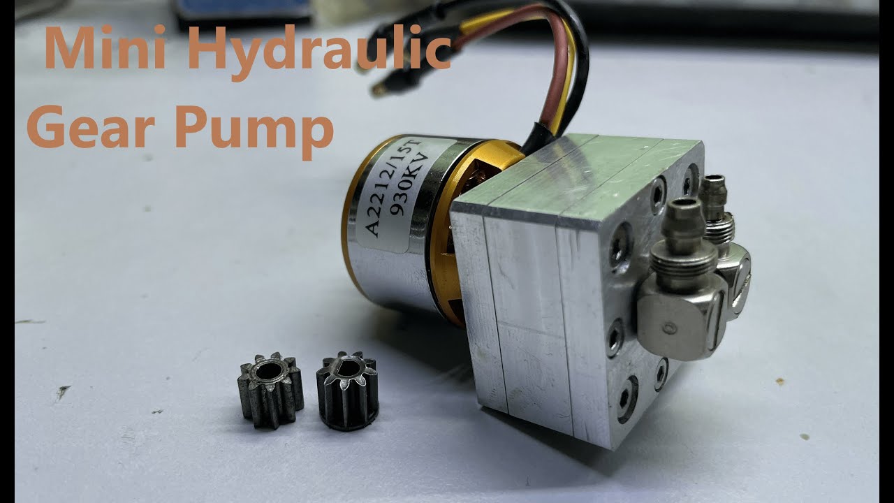 Homemade  - Mini Hydraulic Gear Pump For Excavators RC