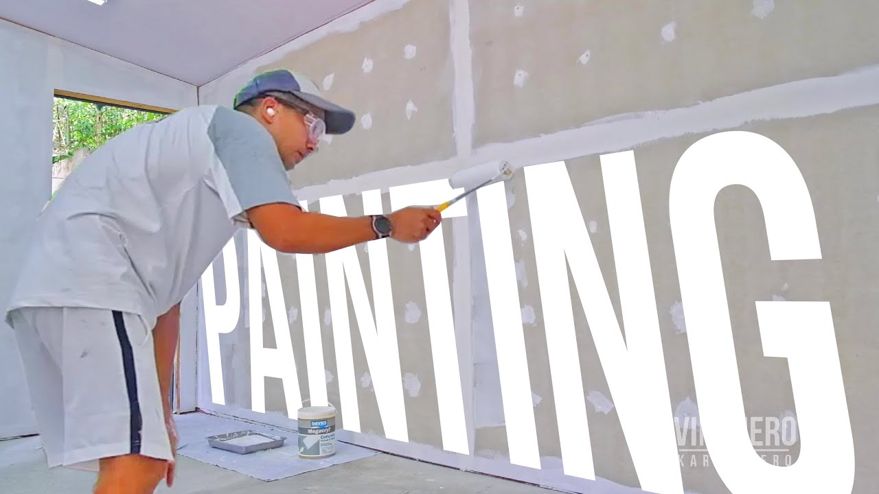 Prepping and PAINTING of Fiber Cement Board Walls