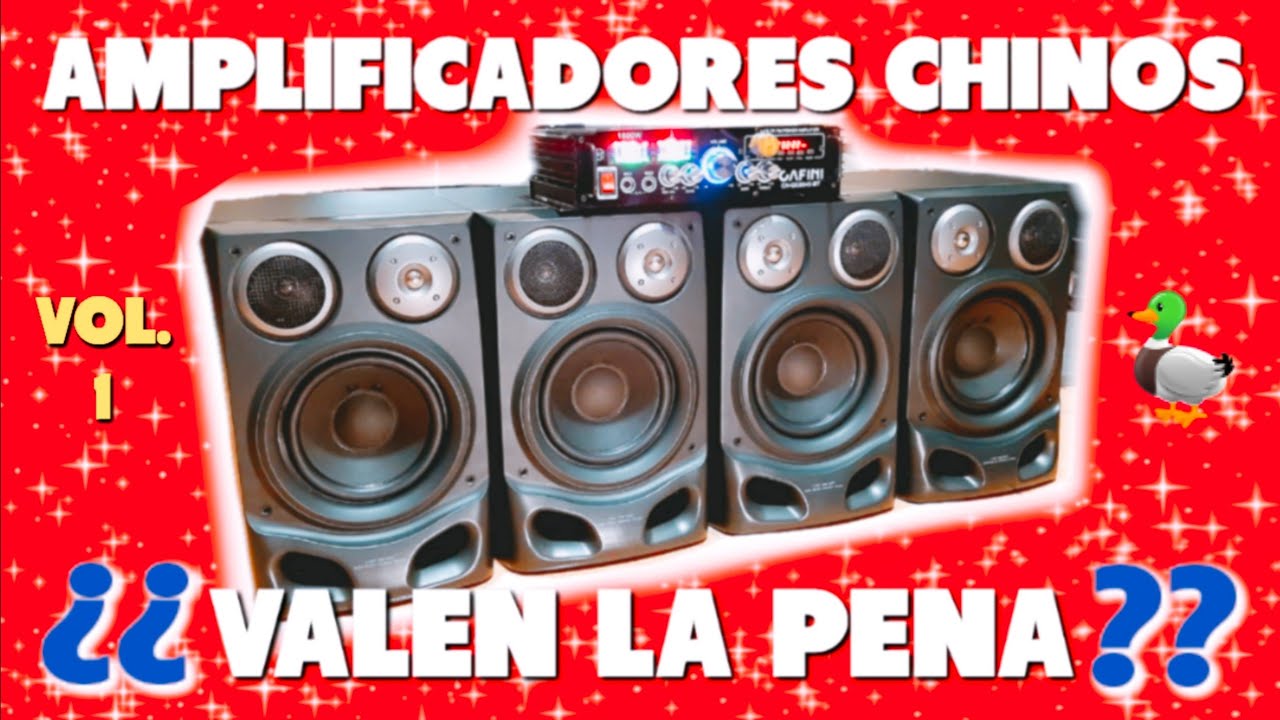 VALEN LA PENA los AMPLIFICADORES CHINOS (VOL.1) para escuchar musica❓🤔breve analisis y pruebas #131🔊