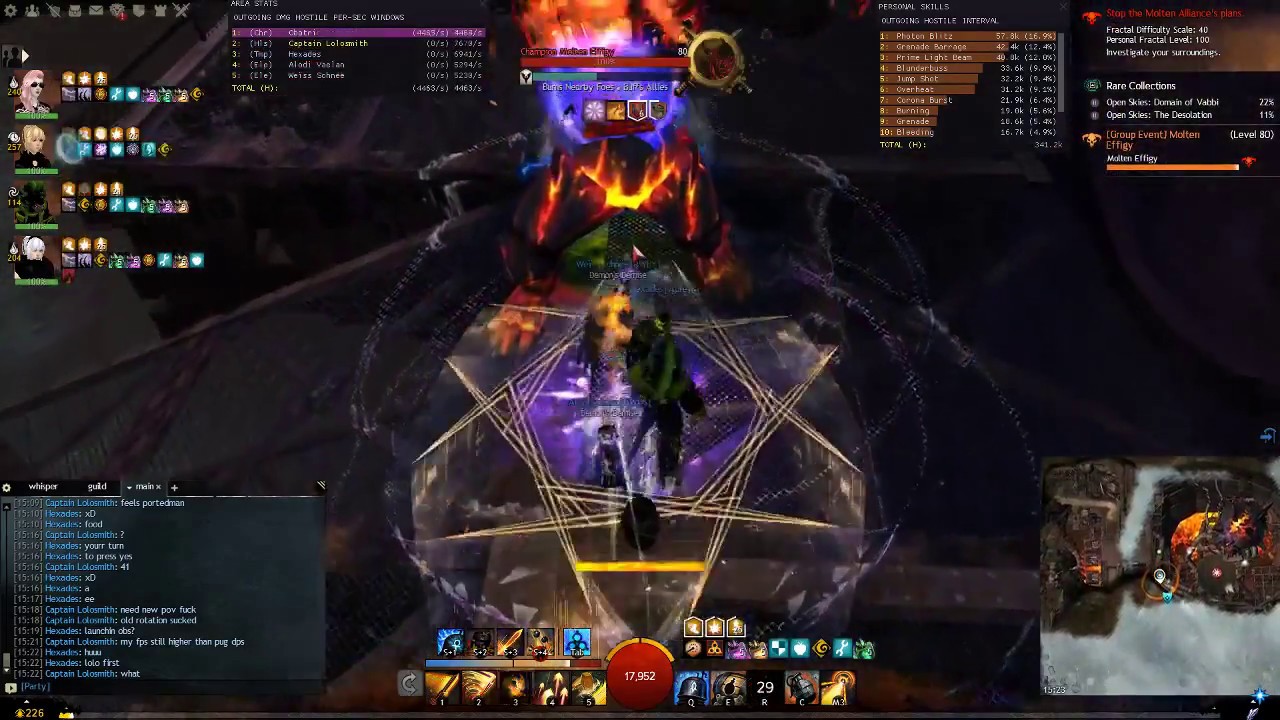 [Fractal 40 Farm] Holosmith longer burst Rotation (350k DMG in 7 seconds)