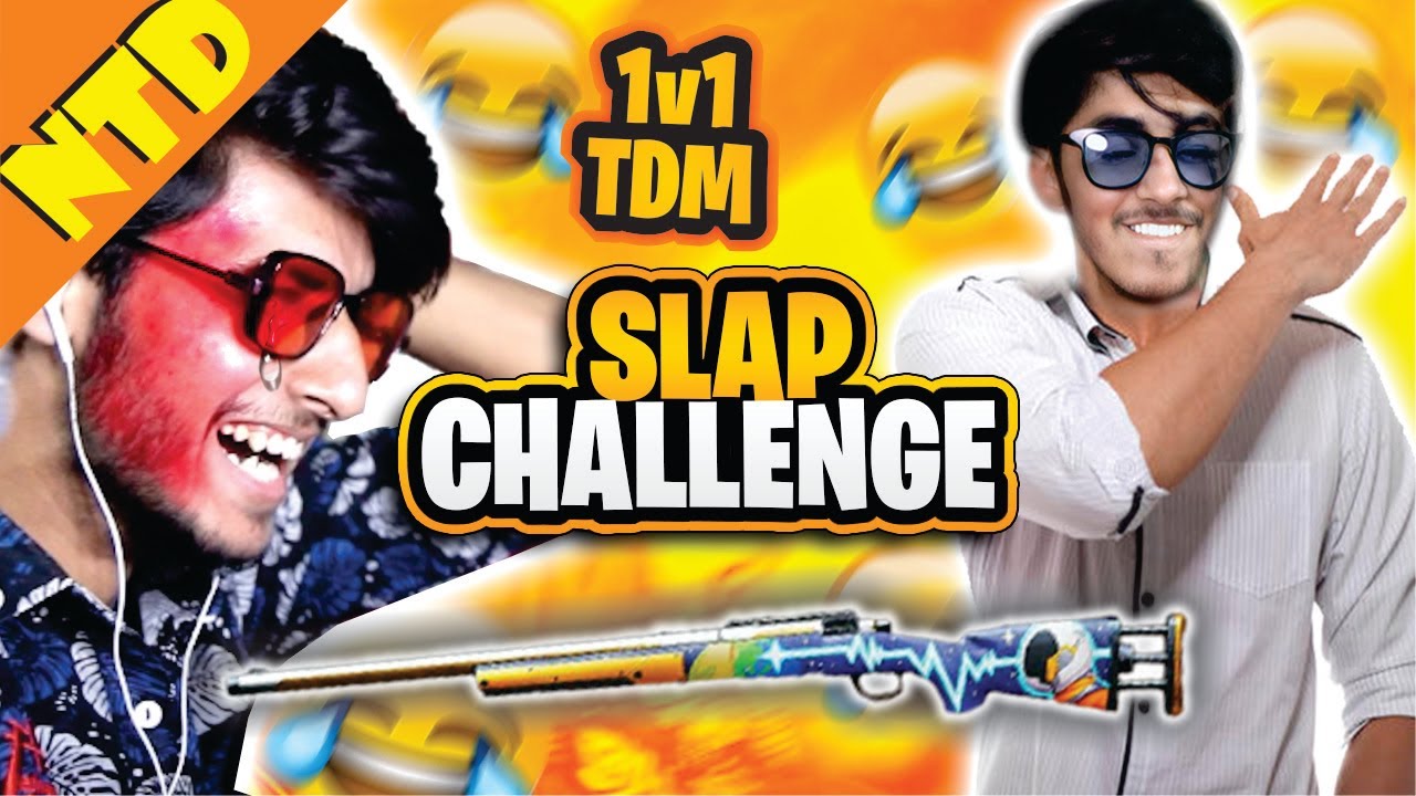 SLAP CHALLENGE | 1v1 TDM Battle | PUBG Mobile | NTD Playz