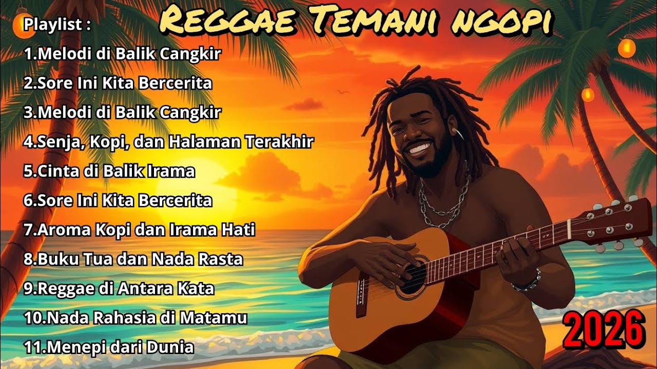 Lagu Reggae Santai Untuk Teman Ngopi 2026🌴 Musik Reggae Penyemangat  