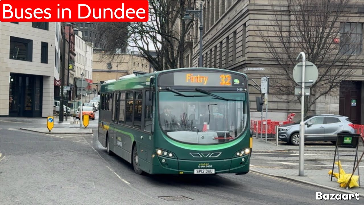 Buses in Dundee City Centre • CentralScotlandBuses