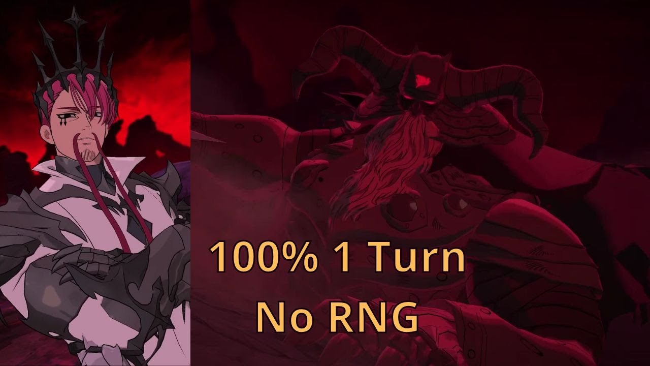 1 Turn Cusack Demon King Battle Hell 7DS