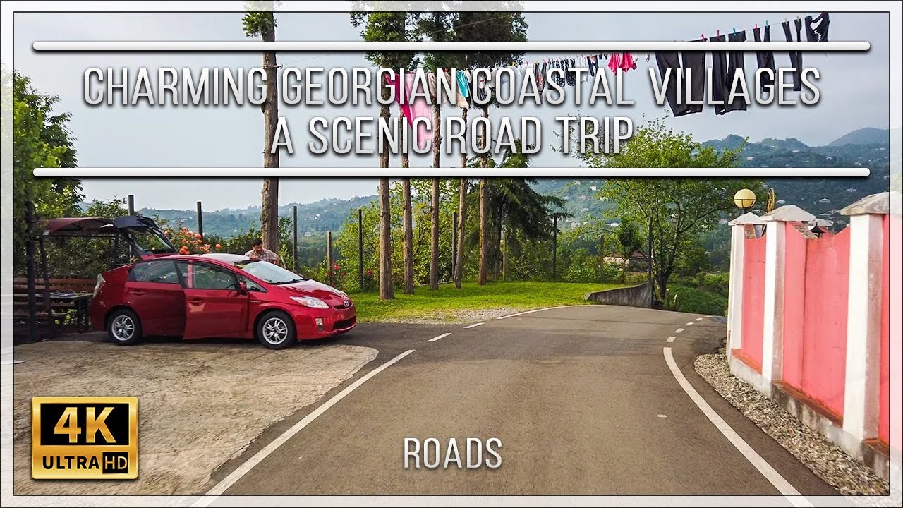Charming Georgian Coastal Villages: A Scenic Road Trip | 4K