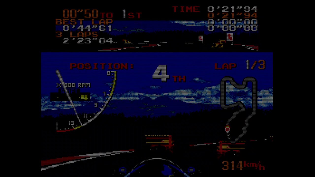 Ayrton Senna's Super Monaco GP II - Mega Drive - Live com MiSTer FPGA