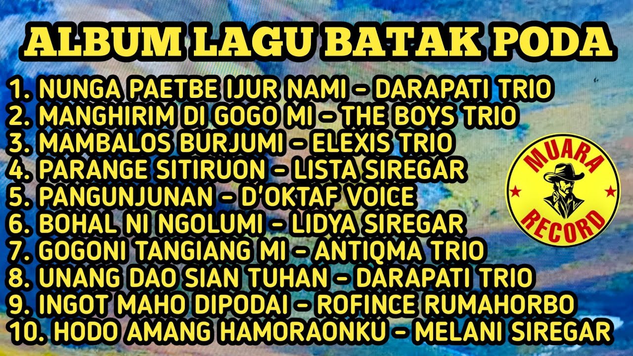 ALBUM LAGU BATAK PODA