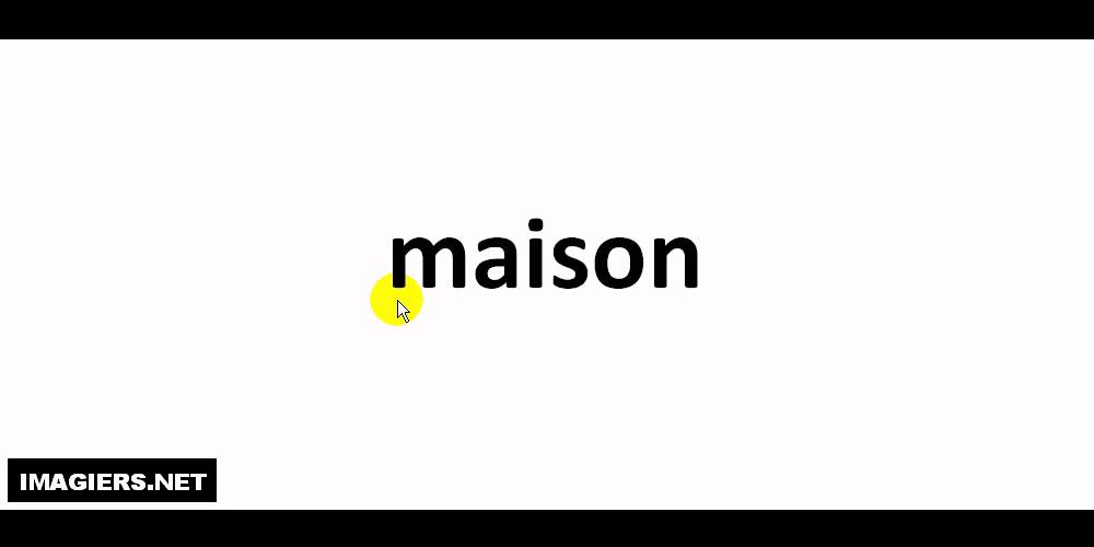 Aprende a Pronunciar el Franc&eacute;s = maison